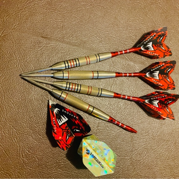 NINJA STEEL TIP DART SET Of 4 by Dart World, 21 gram - Picture 9 of 11